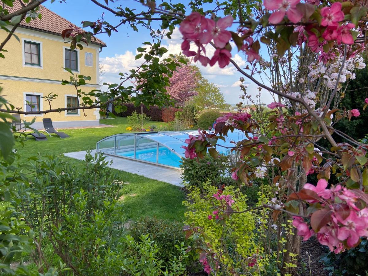 Familienbauernhof Strassbauer Villa Steinakirchen Am Forst Exteriör bild